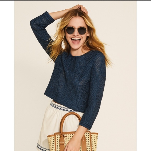 MAJE -Veloce Macramé Jacket - Picture 1 of 13